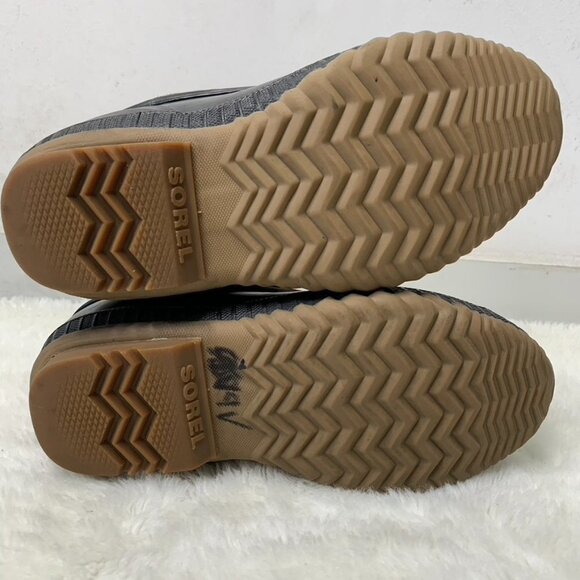 Sorel 1891-286 Kids Brown Waterproof Lace Up Duck Boots Size 3 - Picture 15 of 16